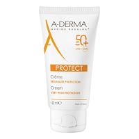 A-Derma protect spf 50+: crema resistente all'acqua. 40 ml
