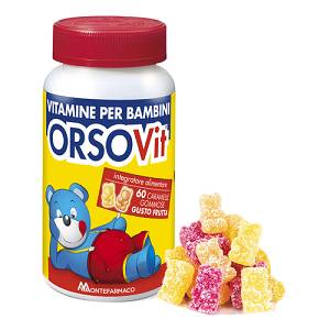Orsovit vitamine caramelle gommose senza glutine 60 pz