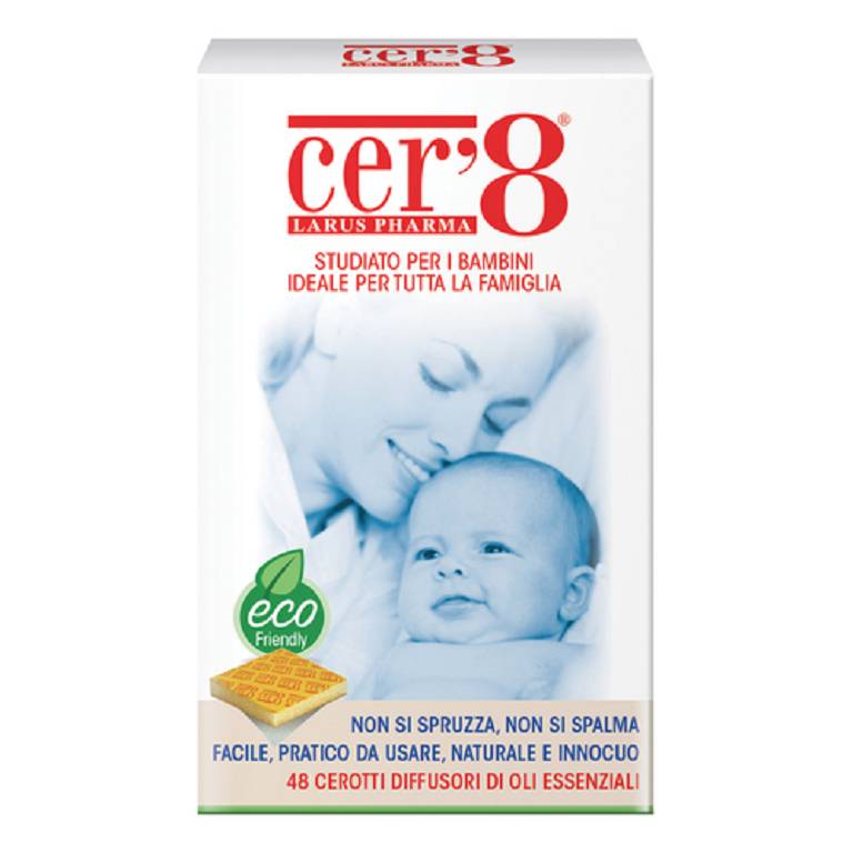 Cer8 48 cerotti diffusori di olii essenziali anti-zanzare