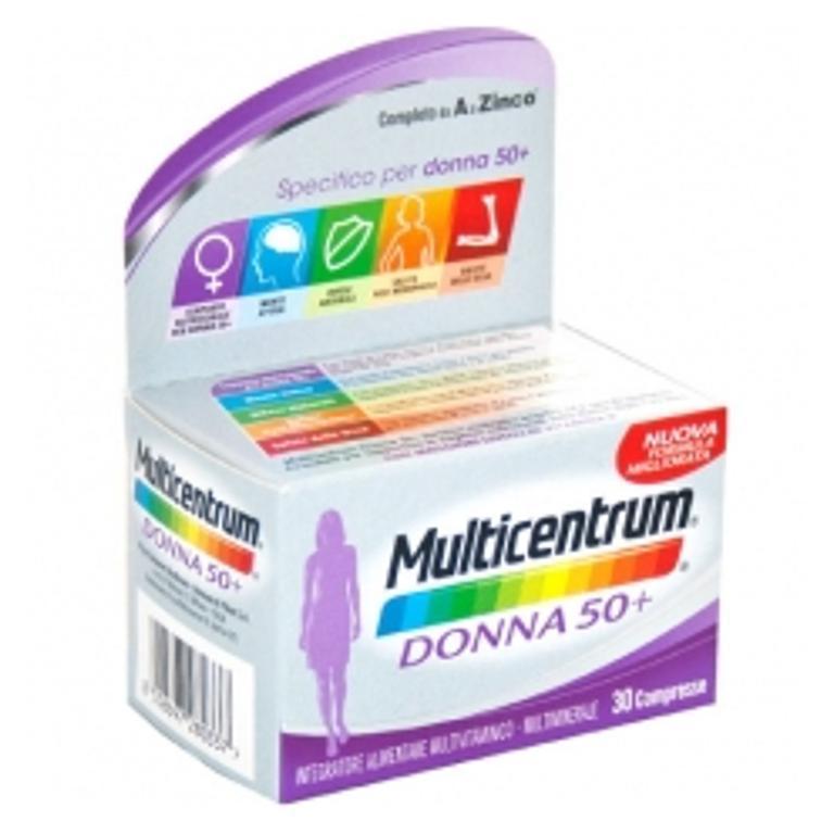 Multicentrum Donna 50+ Integratore Vitamine e Minerali 30CPR